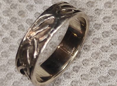 Sterling silver band ring