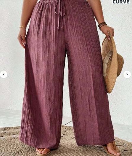 Brand new Shein Curve loose fit summer pants size 1 X / UK20/22 Free post
