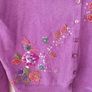 Beaded Vintage Style Cardigan or Top Size L Image 4