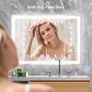 NEW SALE | Bathroom Mirror with LED Lights, 500x700 MM Backlit Illuminated Bathroom Mirror Wall Mounted Multifunction Vanity Mirror with 3 LED Light Color Dimmable and Demister Pad, IP54 Image 2