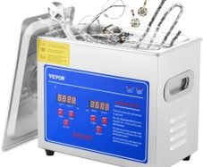 Professional Ultrasonic Cleaner, 2.85 L Ultrasonic Jewelry Cleaner with Digital Timer & Heater, Stainless Steel Industrial Sonic Cleaner 40kHz for Glasses, Watches, Rings, Small Parts