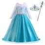 New Frozen Princess Elsa Fancy Costume With Accessories 3-4 Yrs Image 2