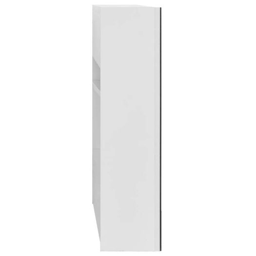 Bathroom Mirror Cabinet White 80x15x60 cm MDF