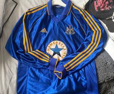 1998 Newcastle Away Long sleeve jersey men's Large