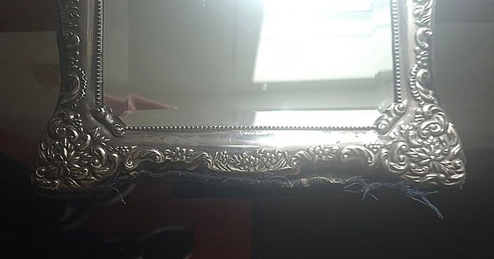 Ari D Norman, Sheffield England, Sterling Silver Mirror, 983 grams.