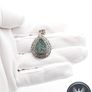 Vintage 925 Sterling Silver Druzy Quartz Pendant Image 6