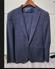 Mens navy blue 2 piece checksuit