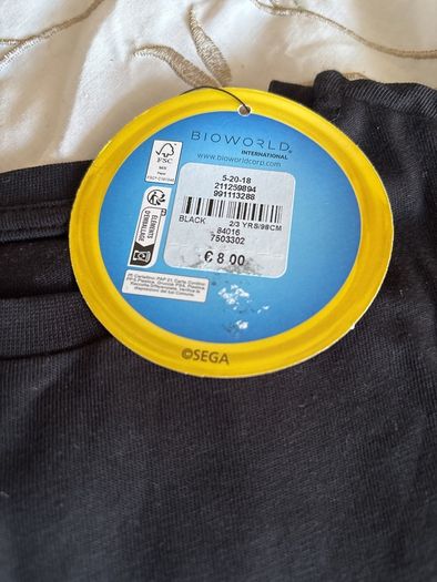 Sonic the hedgehog tshirt