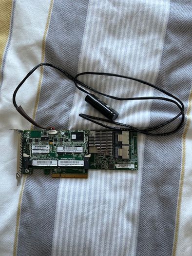 HP Smart Array P420 PCI-e SAS 1GB with battery.