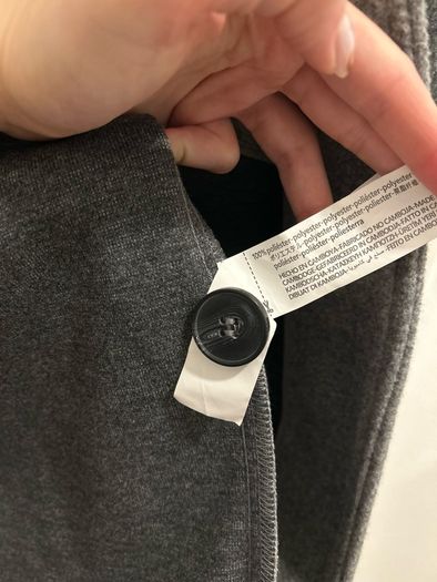 Bershka Grey Mid-Length Coat | Size S | Brand New