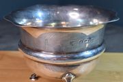 Antique English Victorian Three Hoofed Sugar Bowl
