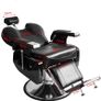 360 Tilt Hydraulic Hairdressing Chair for Professional Salon - Black and Brown 96 x 94 x 84 cm Image 4