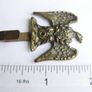 Vintage Miniature Brass Eagle Hooks for hanging a Saber or other military items Image 5