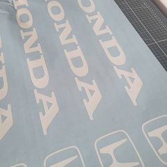 Honda windscreen sticker