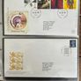 Collection of  76 UK First Day Cover stamps 1999 to 2002 in album Image 3