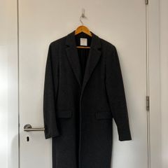 Grey Sandro Wool and cashmere coat