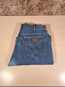 mens wrangler ohio jeans regular straight fit Size W 36 L 34 A1