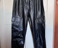 Zara Faux leather trousers
