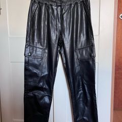 Zara Faux leather trousers