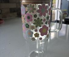 Stanley style drinking glass