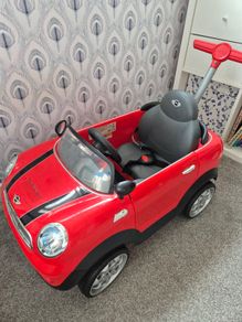 Mini Cooper Toddler Push Car