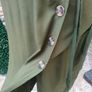 Khaki midi dress size 16-18 Postage included Image 7