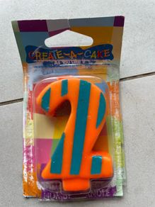 number 2 birthday candle