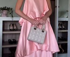 tiered maxi ballgown