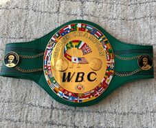 Stunning WBC BOXING full sized third generation championship belt