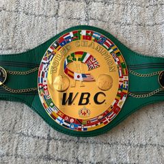 Stunning WBC BOXING full sized third generation championship belt