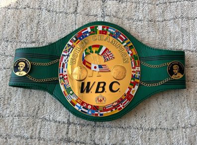 Stunning WBC BOXING full sized third generation championship belt