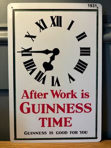 Guinness Tin Metal Sign