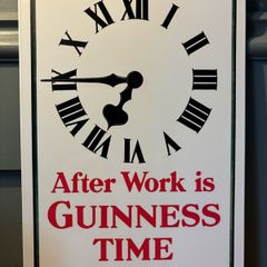 Guinness Tin Metal Sign