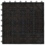 22 pcs Decking Tiles 30x30 cm 2 sqm WPC Dark Brown Image 6