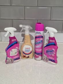 Carpet & Upholstery Cleaning Products Bundle - Vanish & Tesco
