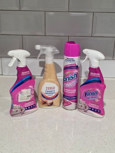 Carpet & Upholstery Cleaning Products Bundle - Vanish & Tesco