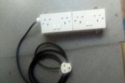 3. Metre.  Extension.  With.  2.  Sockets
