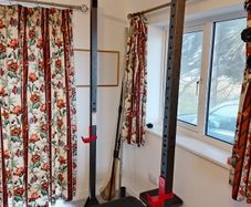 Power rack squat rack pull up bar