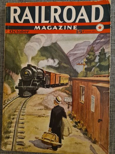 Railroad Magazine October 1940. Volume28. No 5 Price 15c