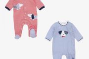 Mayoral baby sleep suits 2 pack 4-6m