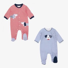 Mayoral baby sleep suits 2 pack 4-6m