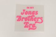 Jonas Bros DIY iron on vinyl transfer
