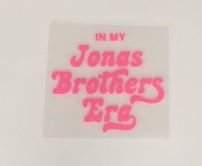 Jonas Bros DIY iron on vinyl transfer