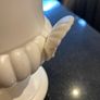Wedgwood Etruria Moonstone Vase with original metal flower frog Image 9