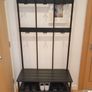 Coat rack and bench with shoe storage Image 3