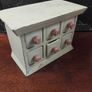 Small Set of drawers wood and ceramic Image 4