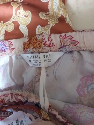 Primark  Faux  Silk Trousers. S.M - 12/14.      B.N.W.T