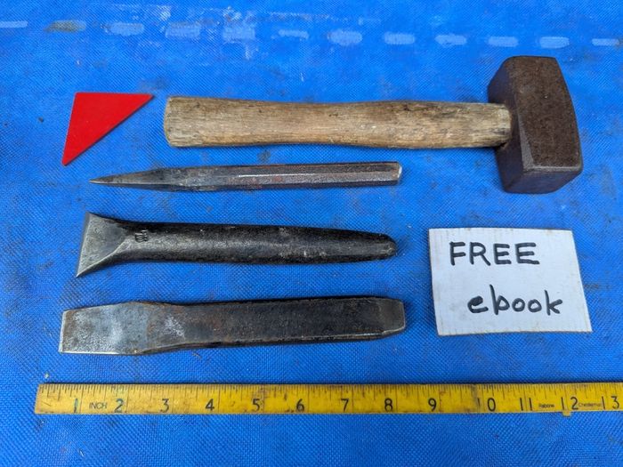 Four Stone Masons Tools