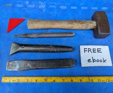 Four Stone Masons Tools