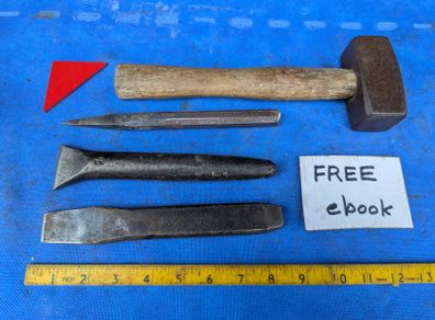 Four Stone Masons Tools